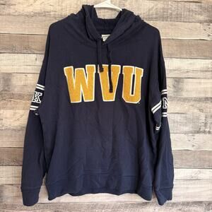 Victoria's Secret Pink Women's West Virgina University Pullover Hoodie Med